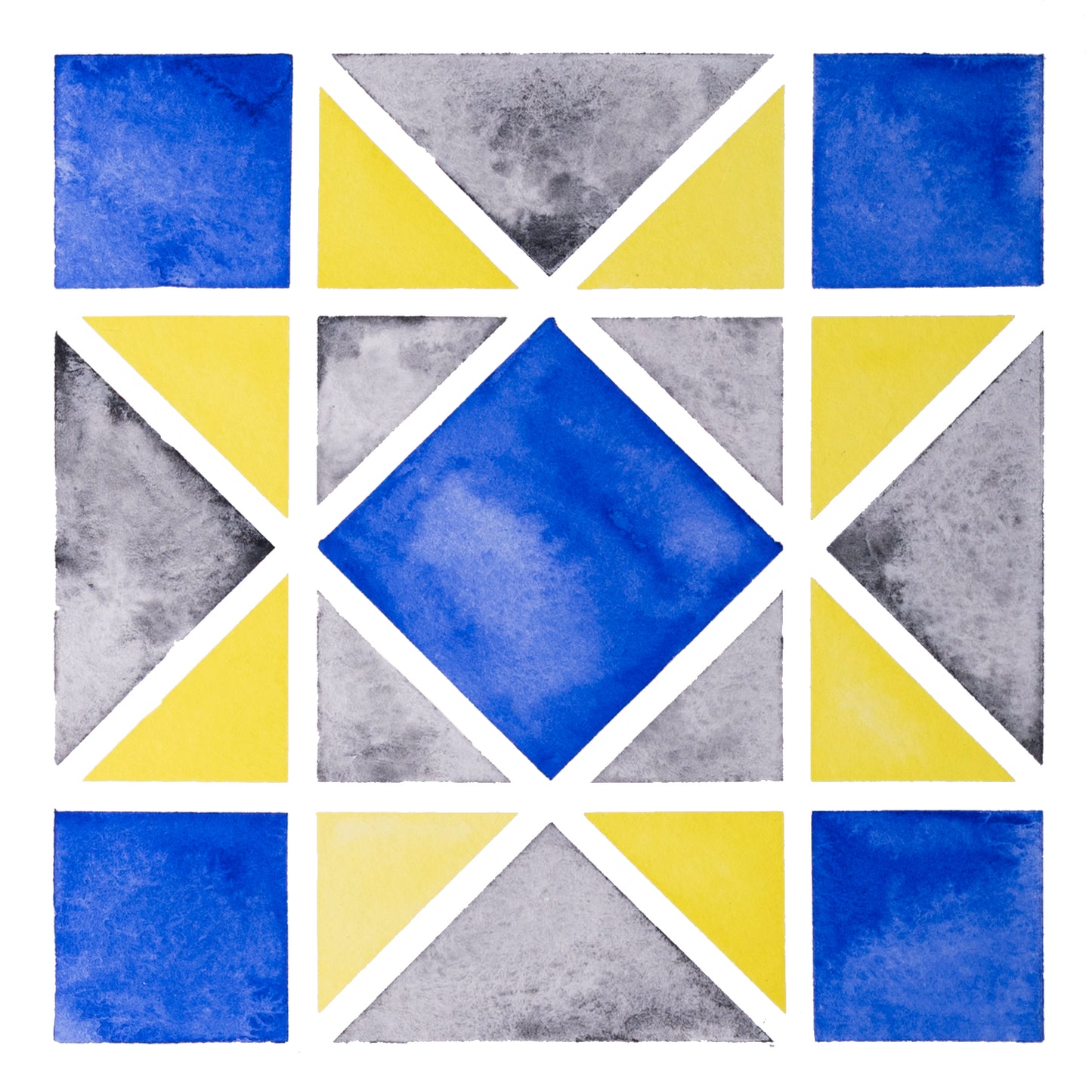Watercolor Quilt Stars