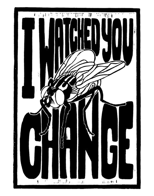 Linocut Print - Change