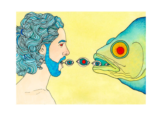 Watercolor Print - Communication