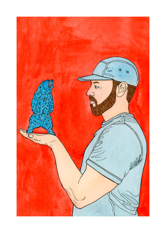 Watercolor Print - The Noticer