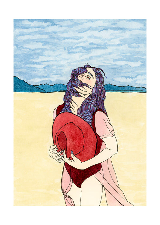 Watercolor Print - Longing